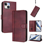 For iPhone 15 / Wine Red