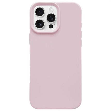Slim Simple Liquid Silicone Phone Case For iPhone 16 Pro Max