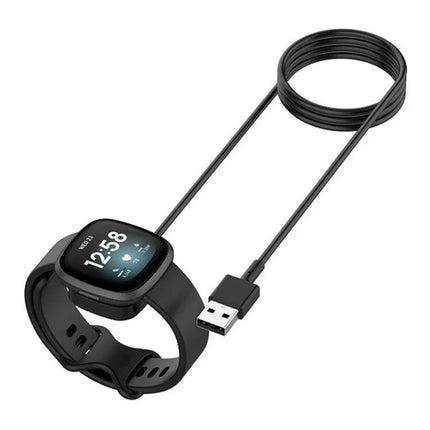 Magnetic USB-A Charging Cable 1m for Fitbit Versa 4/3 Sense2