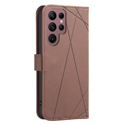 RFID PU Leather Wallet Case For Samsung Galaxy S21 Ultra