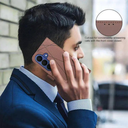 Leather Phone Case With Card Slots And Cash Pocket