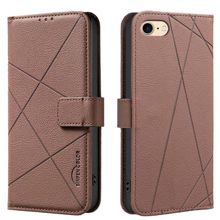 Leather Phone Case With Card Slots For Everyday Essentials And Slim Wallet Replacement - brown leather folio with 3 card slots, cash pocket, RFID lining, slim profile