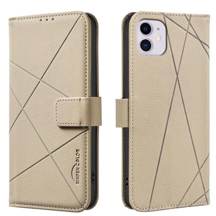 Leather Phone Case With Card Slots For Everyday Essentials And Slim Wallet Replacement beige folio wallet case with three card slots and RFID blocking