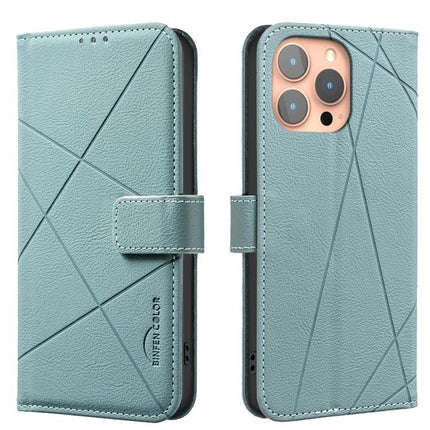 Leather Phone Case With Card Slots For Everyday Use in teal PU leather wallet case with magnetic clasp, soft TPU inner shell, card slots and camera cutout