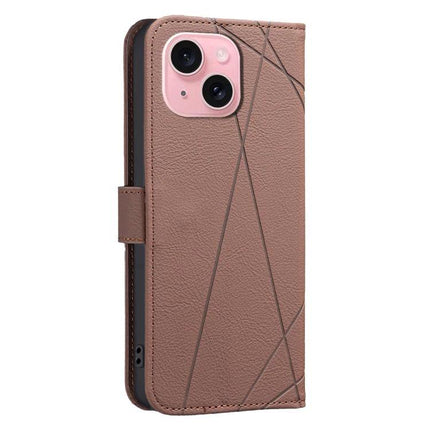 Leather Phone Case With Card Slots for Everyday Use brown PU leather folio with three card pockets and easy-access hole design