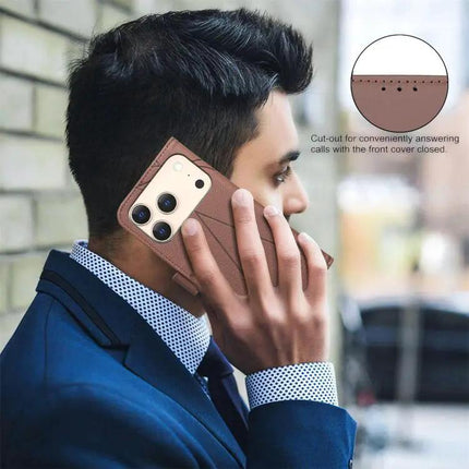 Geometric Leather Phone Case For Everyday Protection | Syndmart