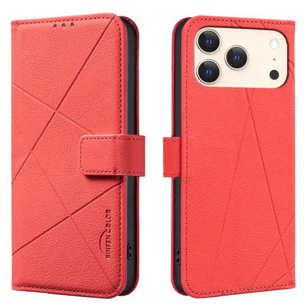 Geometric Leather Phone Case For Everyday Protection