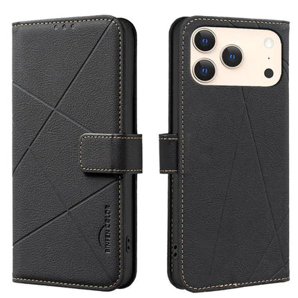 Geometric Leather Phone Case For Everyday Protection