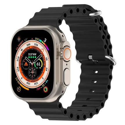 Adjustable Silicone Watch Band For Apple Watch 38mm-49mm