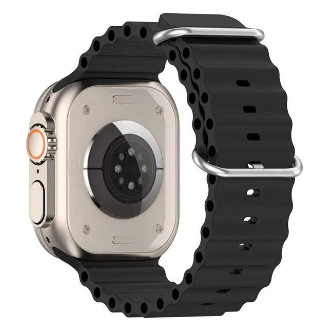 Adjustable Silicone Watch Band For Apple Watch 38mm-49mm | Syndmart