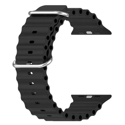 Adjustable Silicone Watch Band For Apple Watch 38mm-49mm