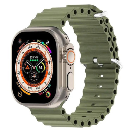 Adjustable Silicone Watch Band For Apple Watch 38mm-49mm