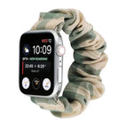 For Apple Watch Series 7 45mm / 6 & SE & 5 & 4 44mm / 3 & 2 & 1 42mm / Beige + Green