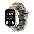 For Apple Watch Series 7 45mm / 6 & SE & 5 & 4 44mm / 3 & 2 & 1 42mm / Khaki + Dark Blue