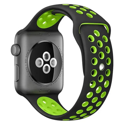Xdfind Silicone Two-Tone Sports Band For Apple Watch 38–49mm