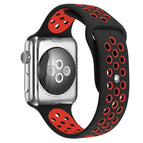 For Apple Watch 46mm / 49mm / 45mm / 44mm / Black Red