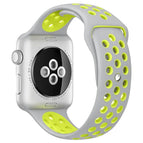 For Apple Watch 46mm / 49mm / 45mm / 44mm / Grey Yellow