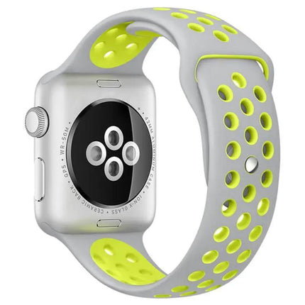 Xdfind Silicone Two-Tone Sports Band For Apple Watch 38–49mm