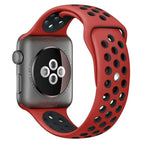 For Apple Watch 42mm / 41mm / 40mm / 38mm / Red Black