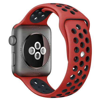Xdfind Silicone Two-Tone Sports Band For Apple Watch 38–49mm