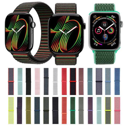 XDfind Nylon Loop Band For Apple Watch 38-49mm Adjustable