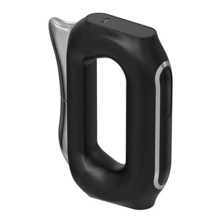 Electric Heating EMS Meridian Dredge Fascia Knife Small Massager compact black handheld for targeted muscle relief portable 287g travel-friendly