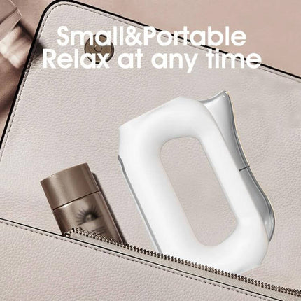 Electric Heating EMS Meridian Dredge Fascia Knife Small Massager compact handheld device in travel bag for targeted muscle relief and recovery