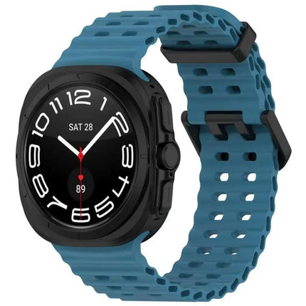 XDfind Silicone Dual Buckle Band Fits Galaxy Watch Ultra2