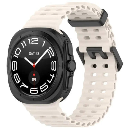 XDfind Silicone Dual Buckle Band Fits Galaxy Watch Ultra2