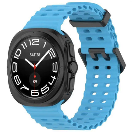 XDfind Silicone Dual Buckle Band Fits Galaxy Watch Ultra2