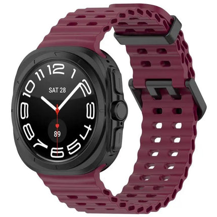 XDfind Silicone Dual Buckle Band Fits Galaxy Watch Ultra2