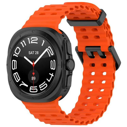 XDfind Silicone Dual Buckle Band Fits Galaxy Watch Ultra2