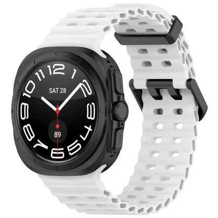 XDfind Silicone Dual Buckle Band Fits Galaxy Watch Ultra2