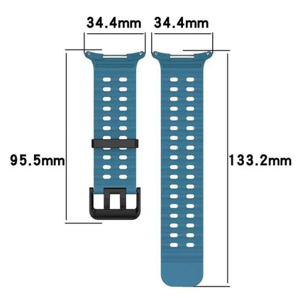 XDfind Silicone Dual Buckle Band Fits Galaxy Watch Ultra2