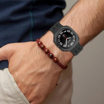 XDfind Silicone Dual Buckle Band Fits Galaxy Watch Ultra2