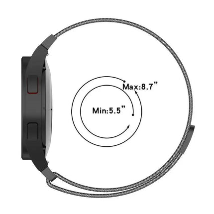 XDfind Magnetic Stainless Steel Mesh Watch Band For Samsung