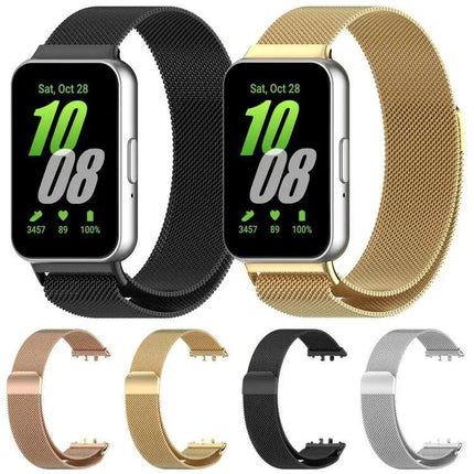 Milanese Magnetic Stainless Steel Band For Galaxy Fit 3