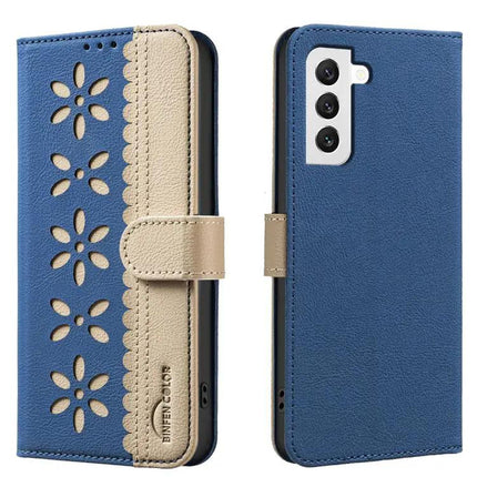 RFID Leather Card Holder Case For Galaxy S22 Ultra S22 Plus S22 S21 FE 5G