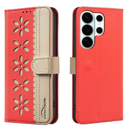 RFID Leather Wallet Case For Samsung Galaxy S26 Ultra 5G With 3 Card Slots