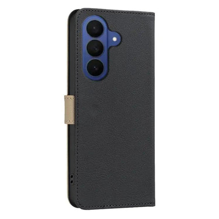 RFID Leather Wallet Case For Samsung Galaxy S26 Ultra 5G With 3 Card Slots