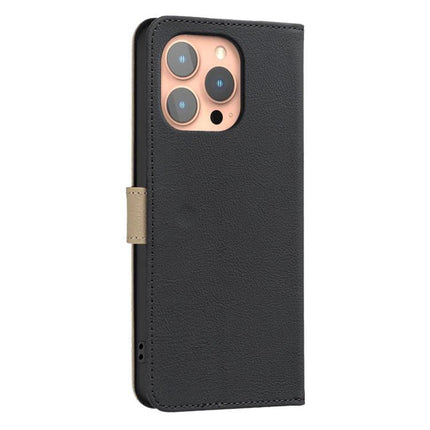 Leather Phone Case With Card And Cash Slots For Everyday Use - black PU leather wallet case with three card slots and cash compartment