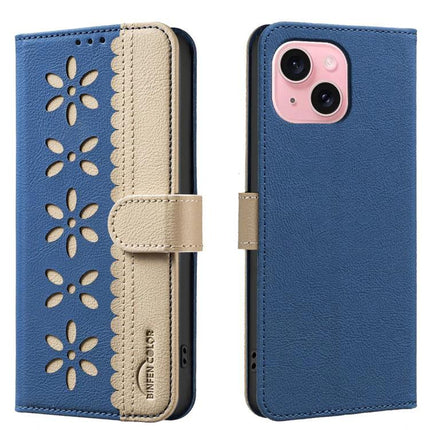 Leather Phone Case With Card And Cash Storage For Daily Errands Compact Wallet Alternative Everyday Use - blue PU leather floral wallet case with card slots
