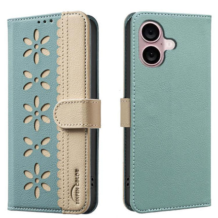 Protective Leather Phone Case With Card Storage For Everyday Use - teal and beige floral PU leather wallet case with card pocket