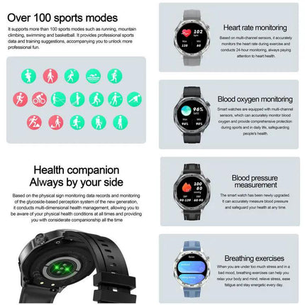 Bluetooth Smartwatch With 1.46 Inch Screen For Daily Fitness