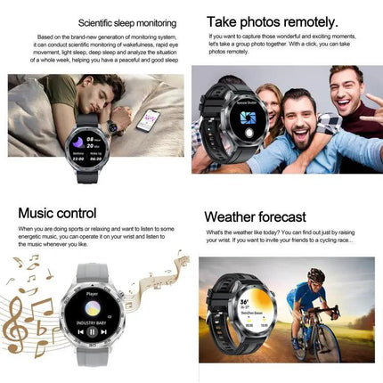 Bluetooth Smartwatch With 1.46 Inch Screen For Daily Fitness