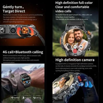 Smartwatch With Heart Rate And Blood Oxygen Monitor