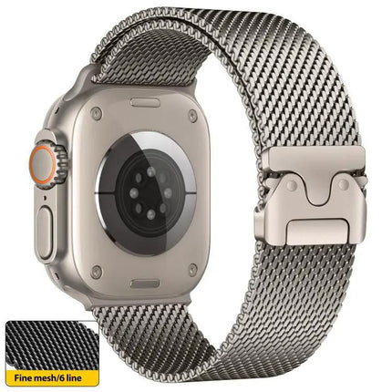 XDfind Milanese Steel Mesh Band for Apple Watch 38-49mm