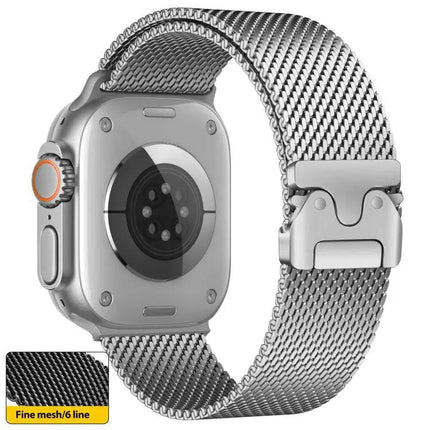 XDfind Milanese Steel Mesh Band for Apple Watch 38-49mm