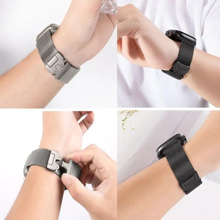 XDfind Milanese Steel Mesh Band for Apple Watch 38-49mm