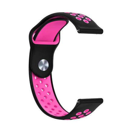 Xdfind Two Color Silicone Watch Band Adjustable 20mm 22mm